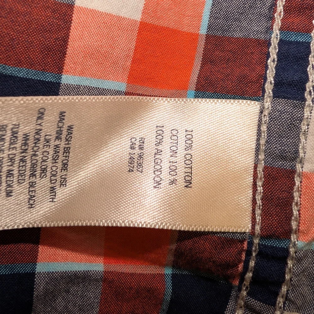 OshKosh B'gosh Plaid Button Down Size 6